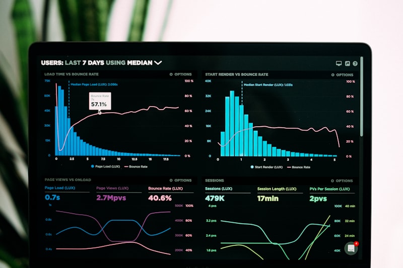 Data Analytics Dashboard Clean analytics and monitoring dashboard